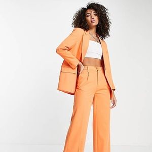 Bershka Jackets Coats Bershka Oversized Orange Blazer Nwt